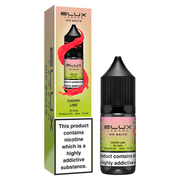 Elux NIC Cherry Lime E-Liquid UK - Buy Elux Nicotine Vape Juice Online